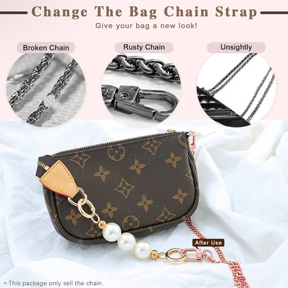 NIB ROSE GOLD 39.4 INCH ELECTROPLATED REPLACEMENT CHAIN - Picture 6 of 6